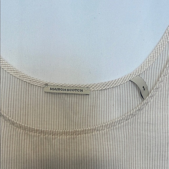 5‎ for $25 Maison Scotch Sleeveless Top size 1 - Picture 3 of 7